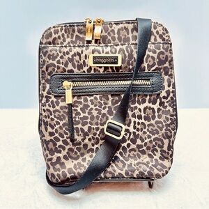 Baggallini Leopard Print Crossbody Bag
